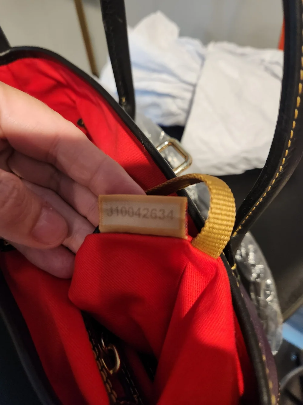 Dooney & Bourke Aubergine Large Elisa Satchel - Picture 6 of 7